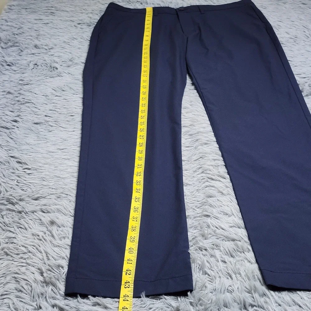 J Crew Flex Chino Pants Mens 34x34 Lightweight Straight Fit Navy Blue W34 L34 J.
